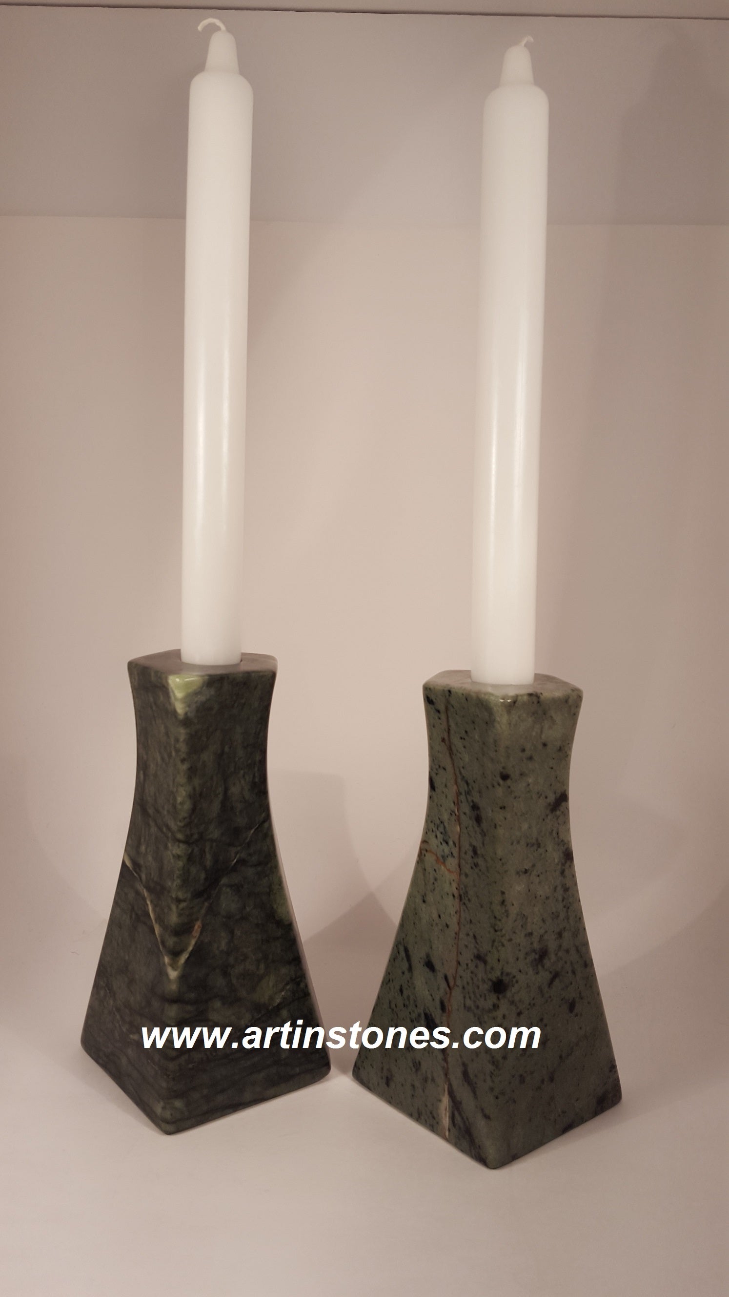 Stone Candle Holders