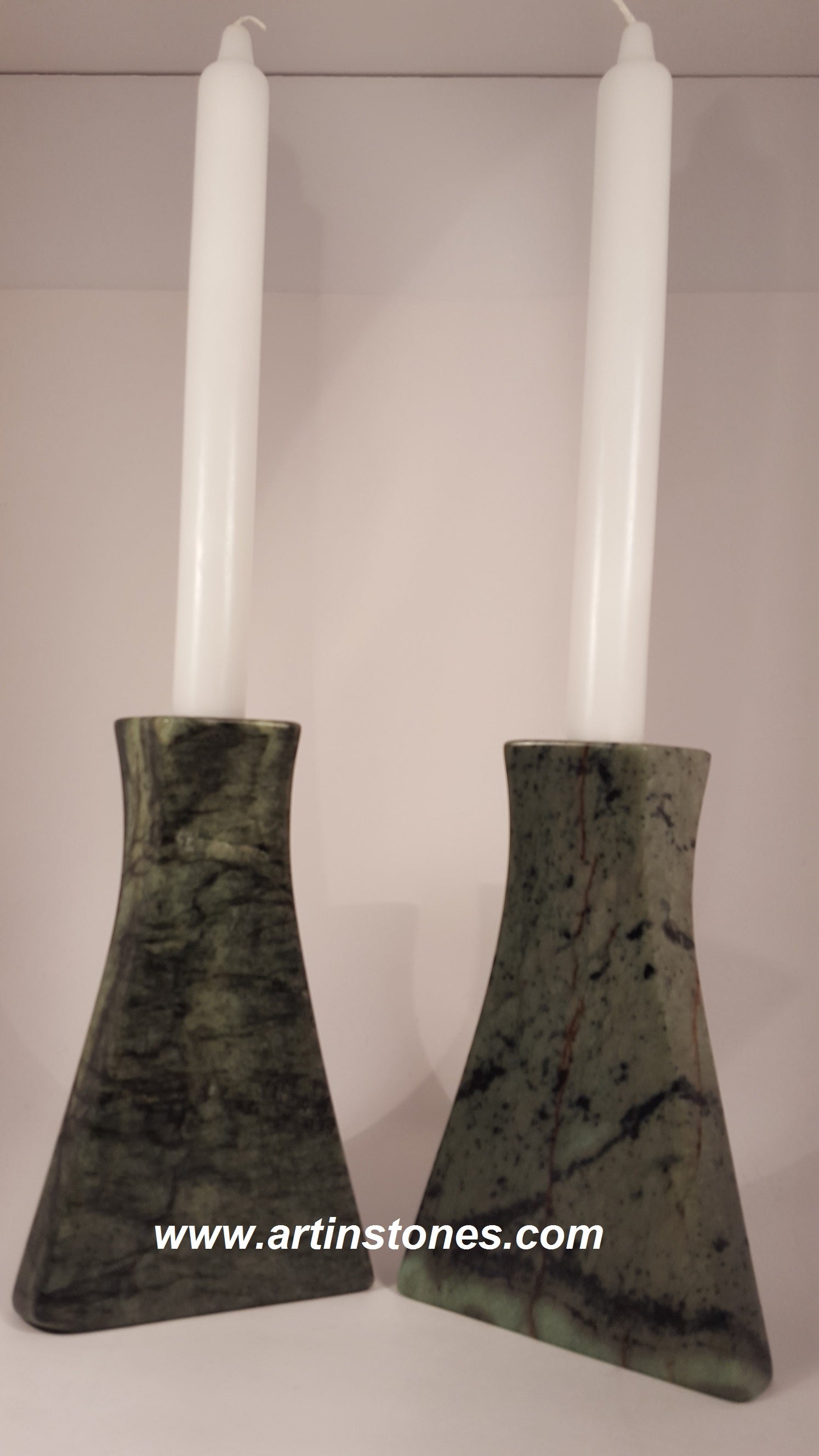 Stone Candle Holders