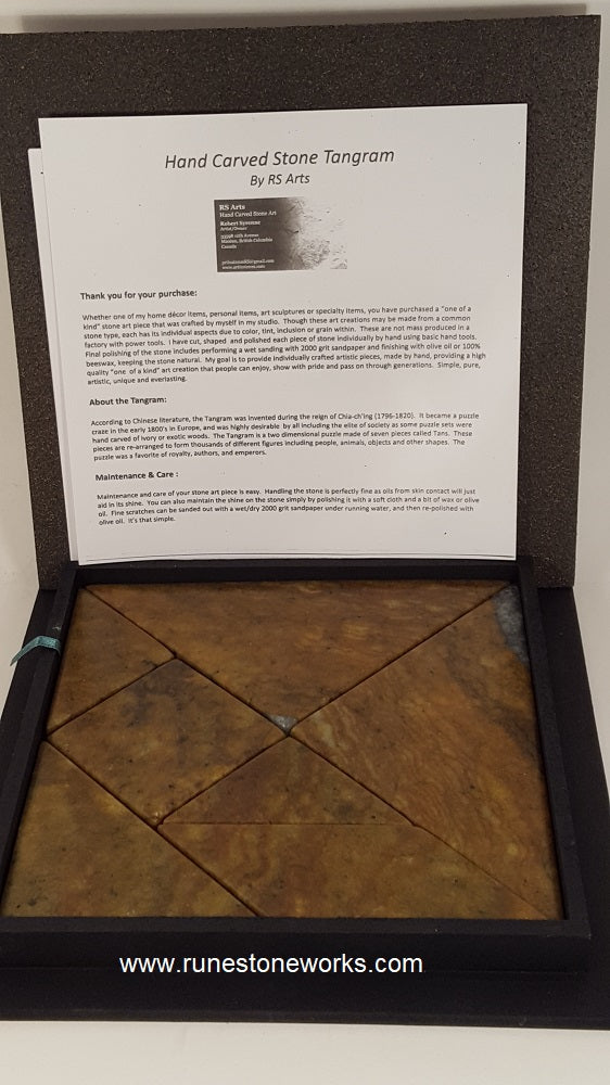 Stone Tangram Puzzle