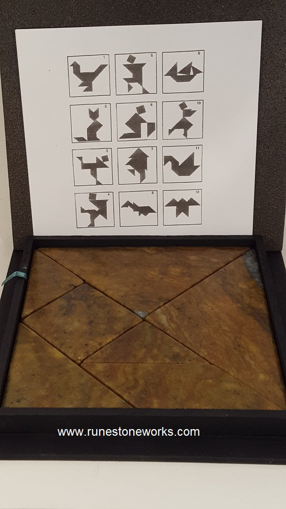 Stone Tangram Puzzle