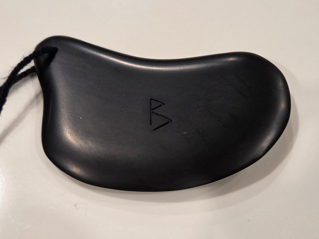 Gua Sha Massage Stone with Mookaite Jasper inset