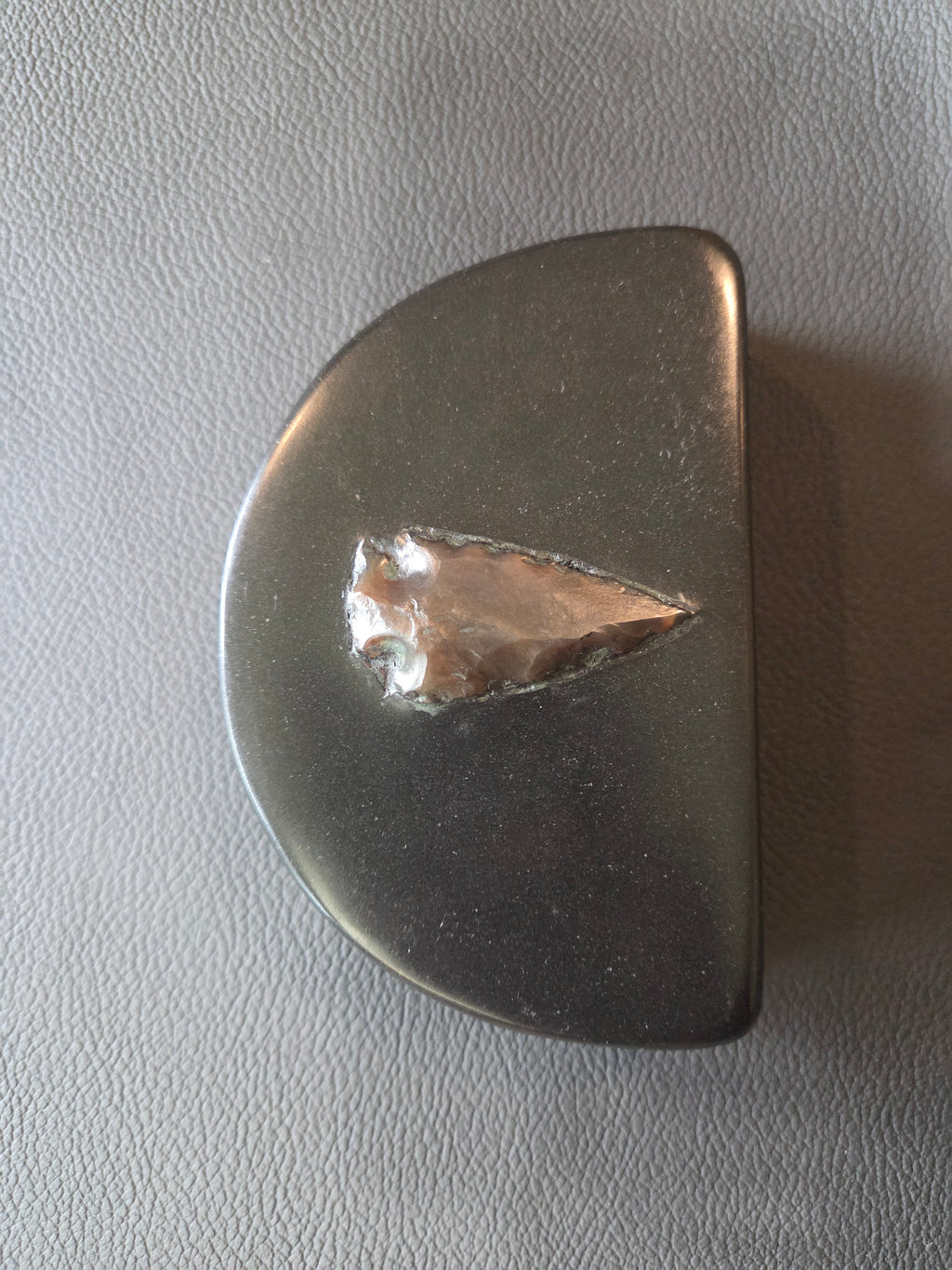 Stone Putter with Arrowhead Inset