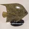 Angel Fish Stone Sculpture