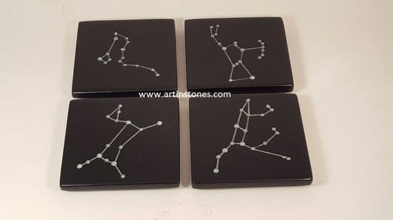 Stone Coasters – Constellation Set