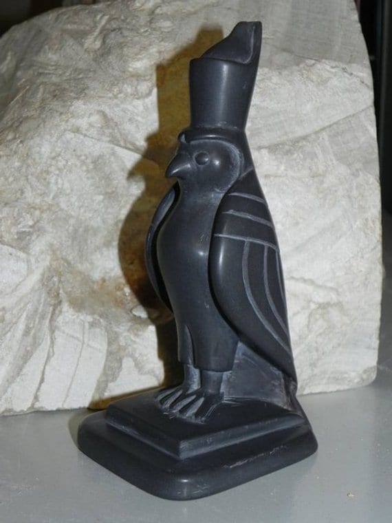 Egyptian God Horus Stone Sculpture
